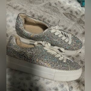 Betsey Johnson rhinestone sneaker